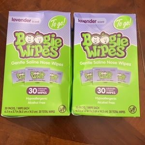 Boogie wipes 30 ct. set of two boxes
